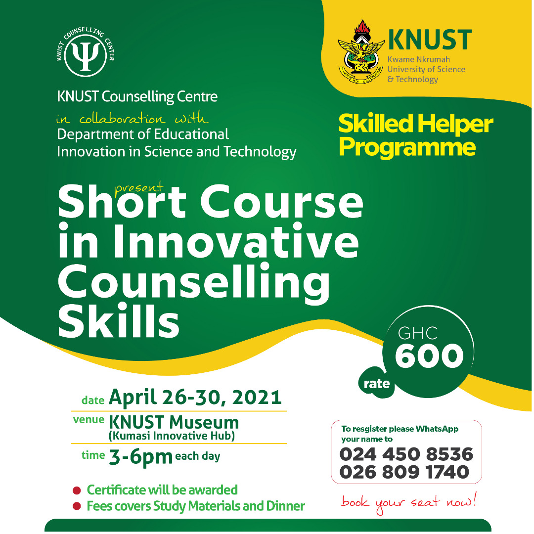 Short Courses in Innovation Counselling Skills